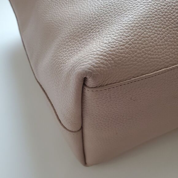 Kate Spade On Purpose Tote Tassel Pebbled Leather Beige Colorful Bag Purse Large - Picture 13 of 16